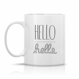 Custom mug hello hello /logo
