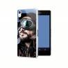 Coque personnalisée xperia z2 contour transparent